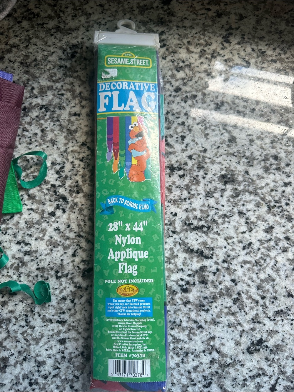 1999 Elmo Decorative Nylon Applique Flag